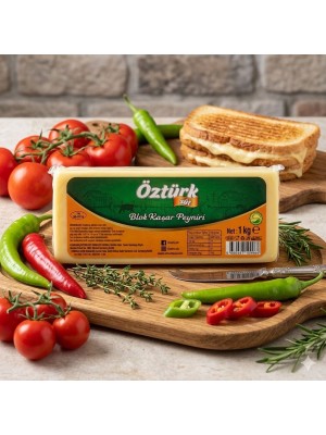 Tam Yağlı Blok Kaşar 1 Kg